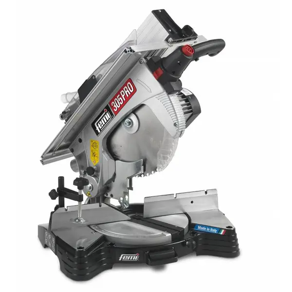 Femi 305 PRO - Machine de découpe circulaire pour bois et aluminium avec table supérieure