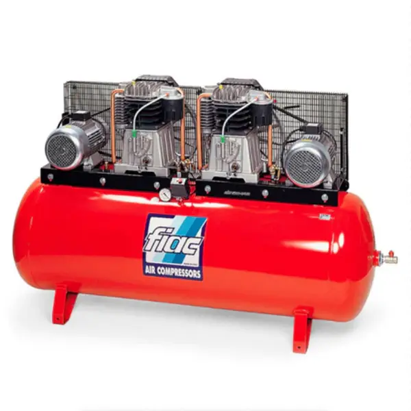 Fiac ABT 900 - Compresseur d'air 900 L avec double moteur de 7,7+7,7 à 10+10 CV
