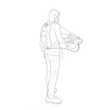 Sac à dos pour désinfectant E-Spray