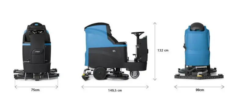Fimap Mr75 B Laveuse-Sécheuse Professionnelle