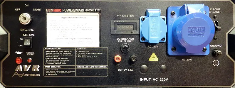 GENMAC G6000E ATS - Groupe électrogène de 6 kW