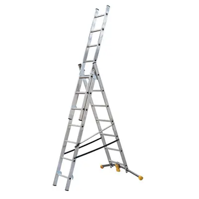 Configuration cantilever Gierre Hobbylot AL405HHL - Échelle solide et fiable - Multifonction en aluminium avec 3 configurations 150 Kg