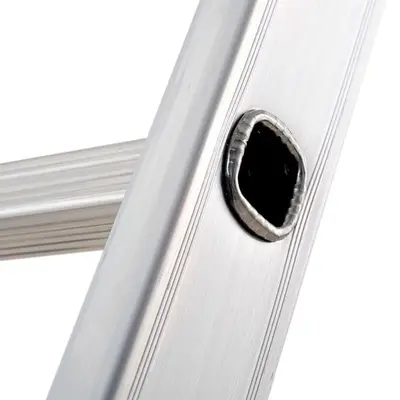 Échelle extensible double ou extensible à section carrée 25x25 mm Gierre Modula AL310 - Multifonction en aluminium