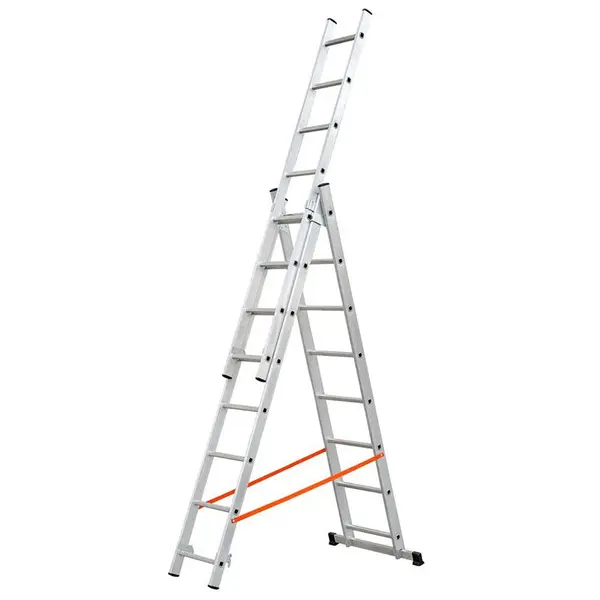 Gierre Modula AL410 - Échelle triple transformable - Multifonction en acier