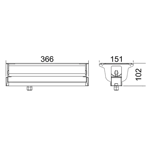 Module radiant interne IR-A pour radiateurs Grado MI-1500 et MI-2000