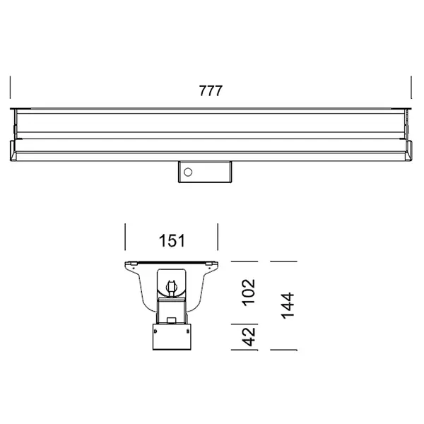Module radiant interne IR-B pour radiateurs Grado MI-1650 et MI-2250