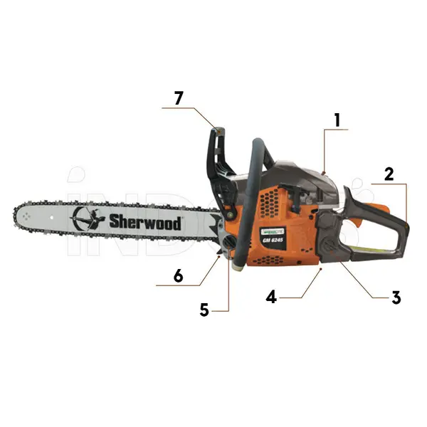 Tronçonneuse GreenLine GM 5045 pour couper et abattre