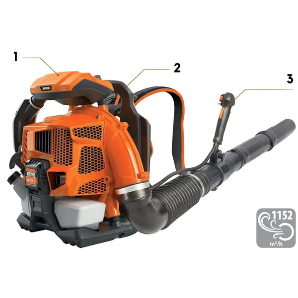 GreenLine GB 800 C - Souffleur de feuilles professionnel avec sac à dos ergonomique