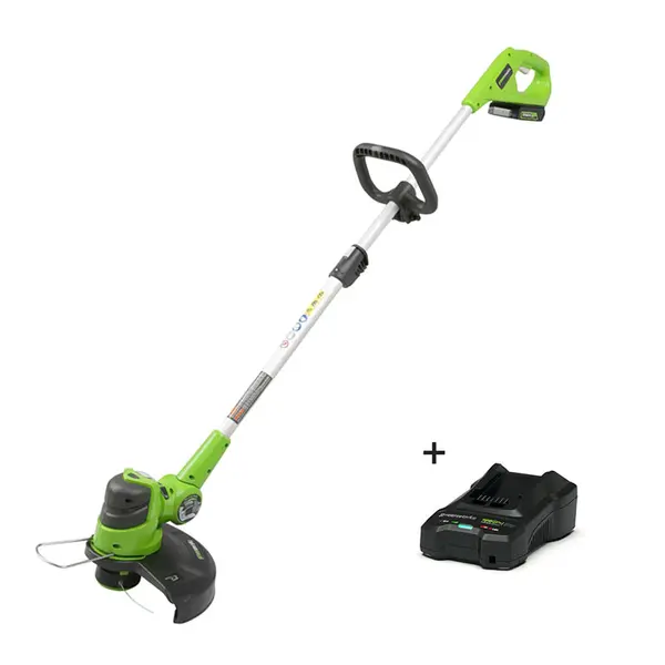 Greenworks G48LT30K2 - Coupe-bordures 30 cm avec Kit Batterie + Chargeur