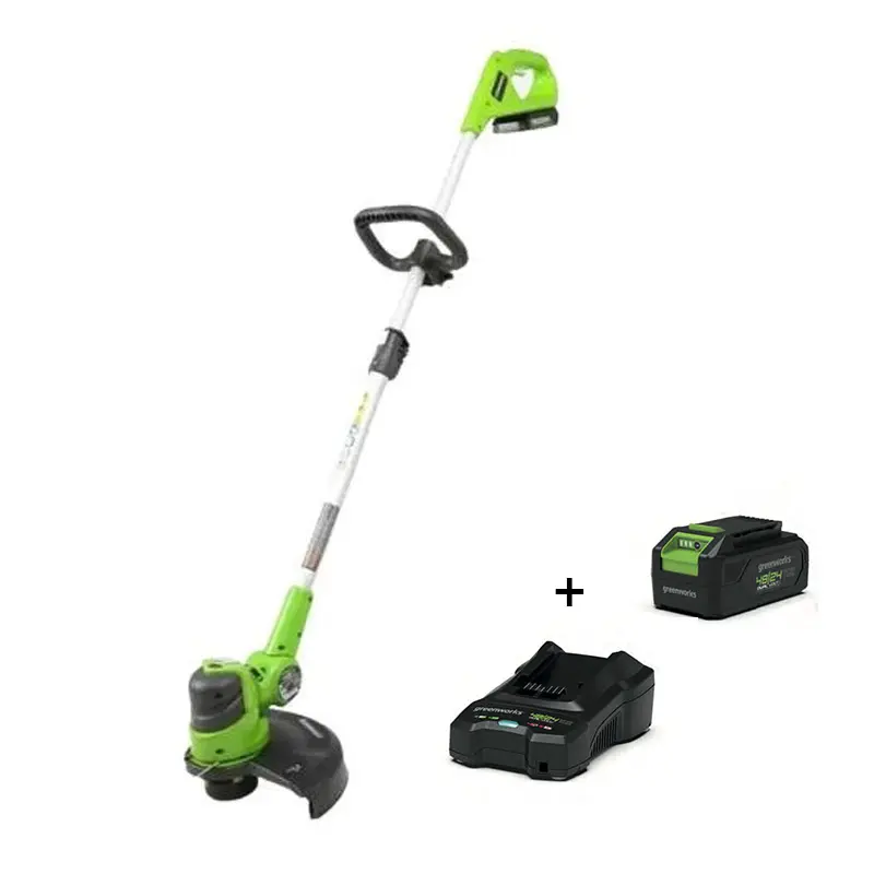 Greenworks G48LT30K2 - Coupe-bordures 30 cm avec kit batterie et chargeur
