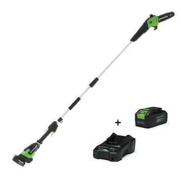 Greenworks G48PS - Élagueuse sur perche extensible à batterie avec barre de 20 cm