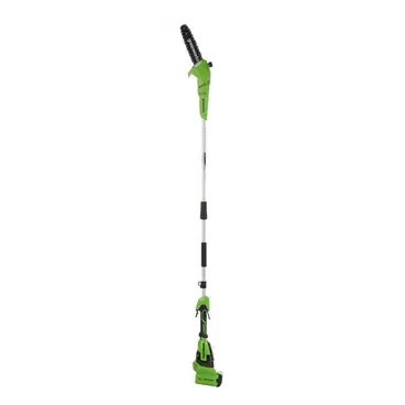 Sécateur à batterie Greenworks GD40PSHK2X avec 2 batteries et chargeur inclus