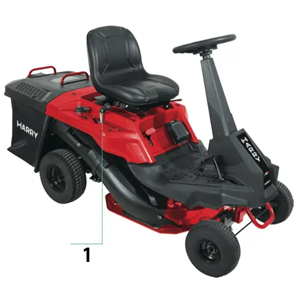 Tondeuse autoportée Harry HR 6500 RC 060515 - Moteur Ducar 224 cm3