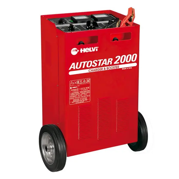 Helvi Autostar 2000 - Chargeur de batterie avec démarreur à roues