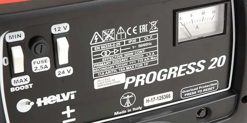 Helvi Progress 20 - Chargeur pour batteries plomb-acide