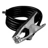 Câble de terre avec pince, 2 m, section 16 mm², 180 A, connecteur 50 mm²