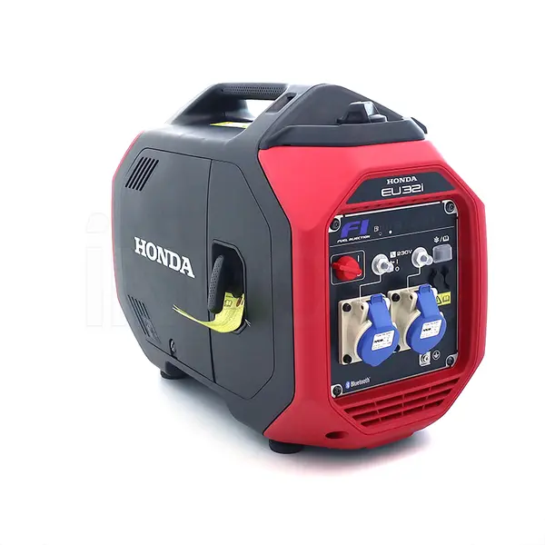 Générateur Inverter Honda EU 32i - 3,2 kW avec compresseur Abac Start RollCage OSS20P GRATUIT