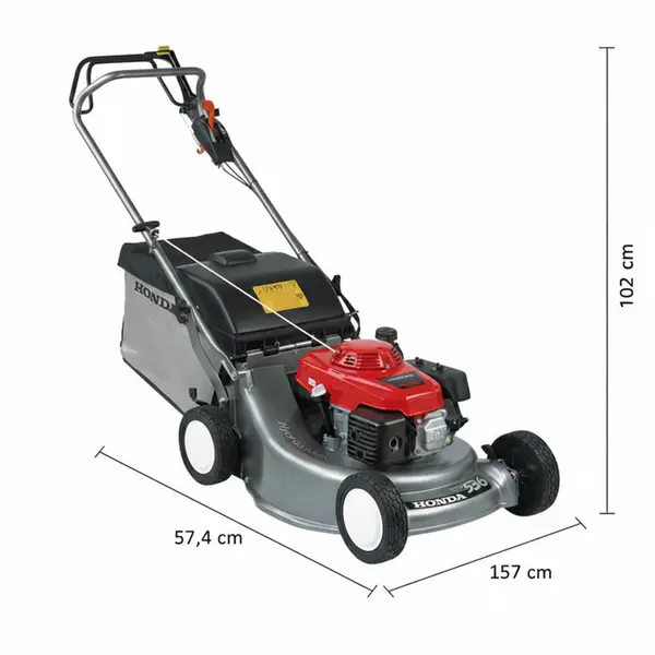 Tondeuse à gazon professionnelle 2 en 1 Honda HRD 536 HX - 163 cm3