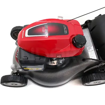 Tondeuse à gazon Honda HRG 466 SK 3 en 1 - 145 cm³ - Bac de 50 L, éjection arrière et mulching