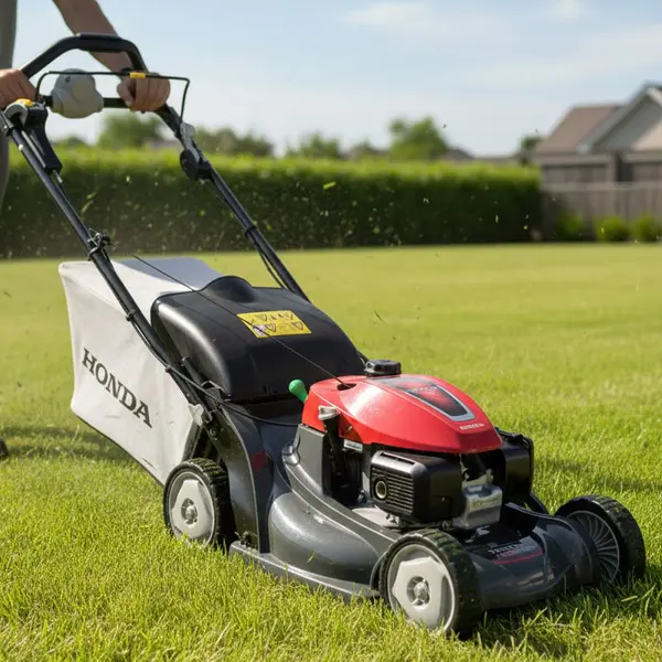 Tondeuse à gazon essence Honda HRX476C2 VYEH - 167 cm³ avec fonction mulching et sac de 69 L