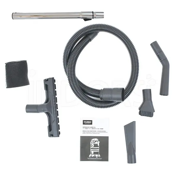 Hyundai 45027 - Poubelle d'aspirateur en acier inoxydable
