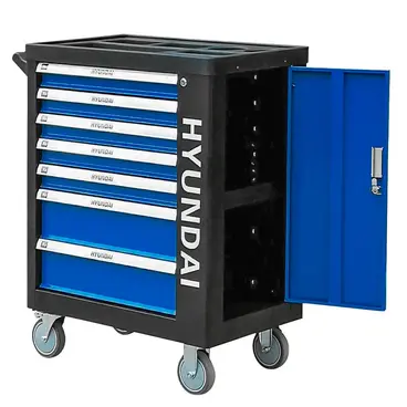 Chariot à outils Hyundai 59005 à 5 tiroirs avec 298 outils inclus