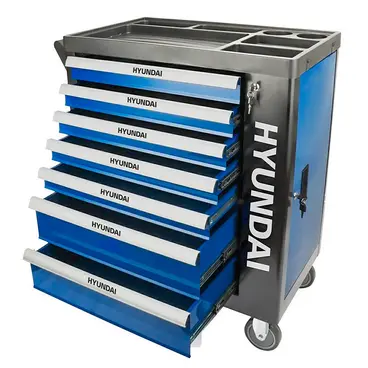 Chariot à outils Hyundai 59005 à 5 tiroirs avec 298 outils inclus