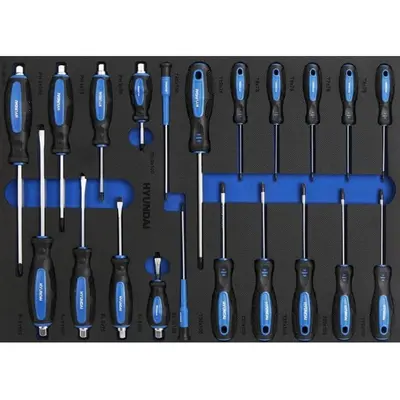 Chariot à outils Hyundai 59005 à 5 tiroirs avec 298 outils inclus