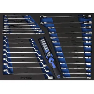 Chariot à outils Hyundai 59005 à 5 tiroirs avec 298 outils inclus
