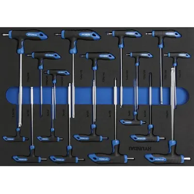 Chariot à outils Hyundai 59005 à 5 tiroirs avec 298 outils inclus