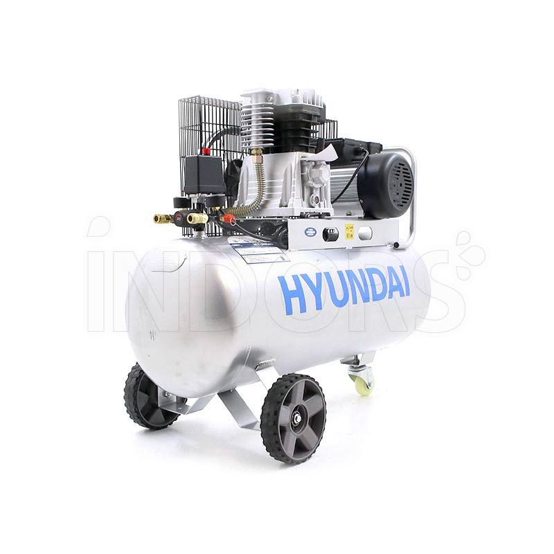Compresseur d'air 100 l Hyundai 65704 3 moteurs super silencieux dès € 570.3