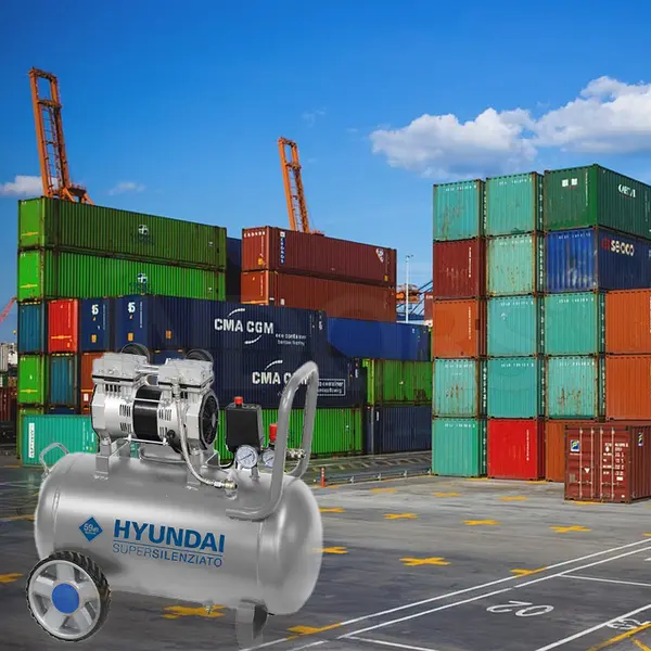Hyundai 65703 - Compresseur sans huile 50 L