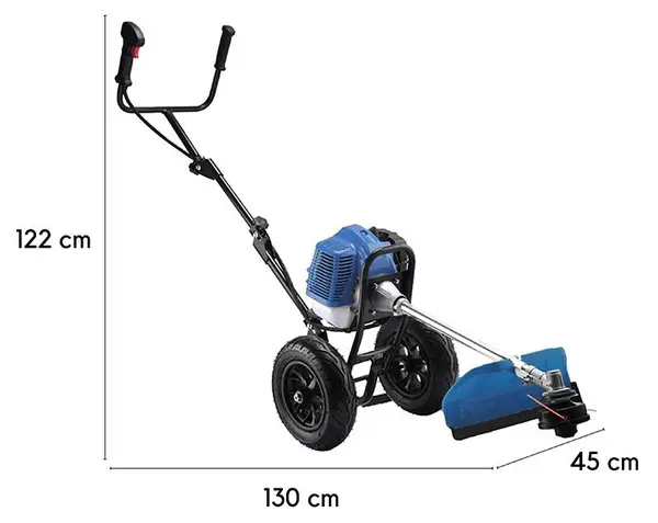 Dimensions Débroussailleuse Hyundai 35240 - 52 cc