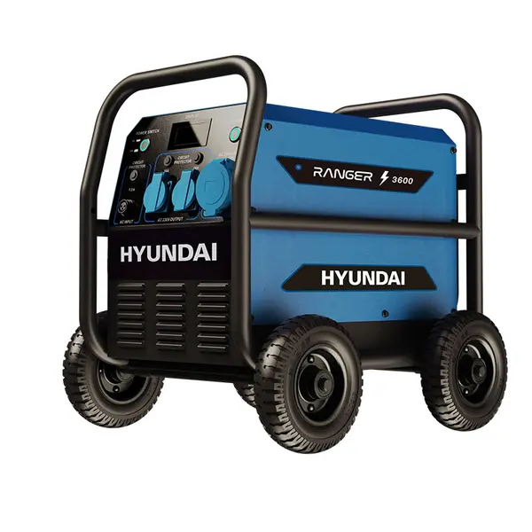 Hyundai 65940 - Centrale électrique de construction robuste de 3,6 kW