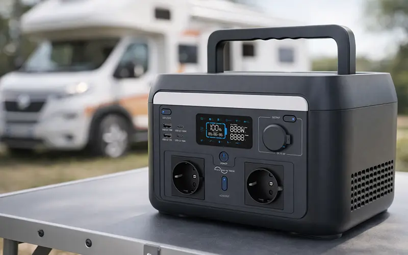 Hyundai 65965 - Station d'alimentation portable 1000 W avec application
