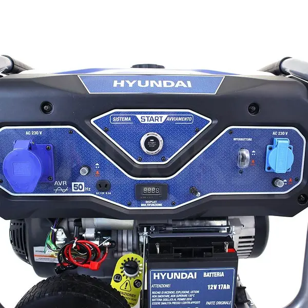 Panneau de commande du groupe électrogène Hyundai 65003 LS6875E avec AVR