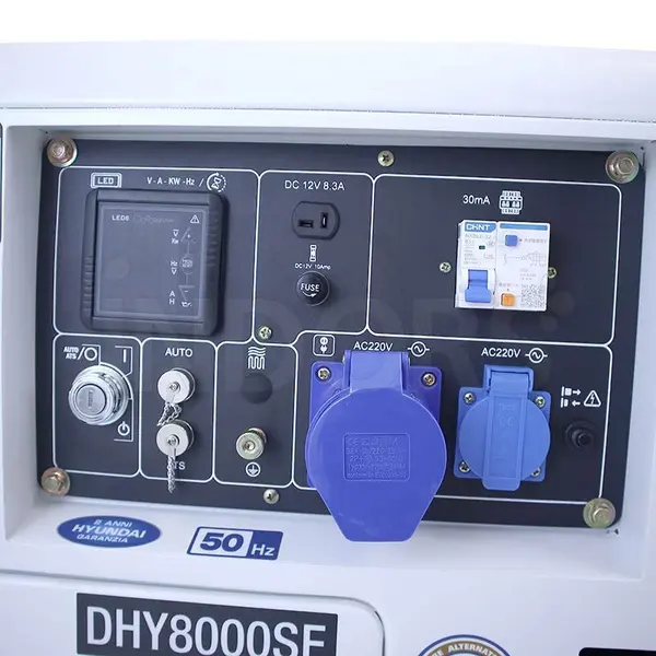 Hyundai 65247 Panneau de commande de générateur silencieux