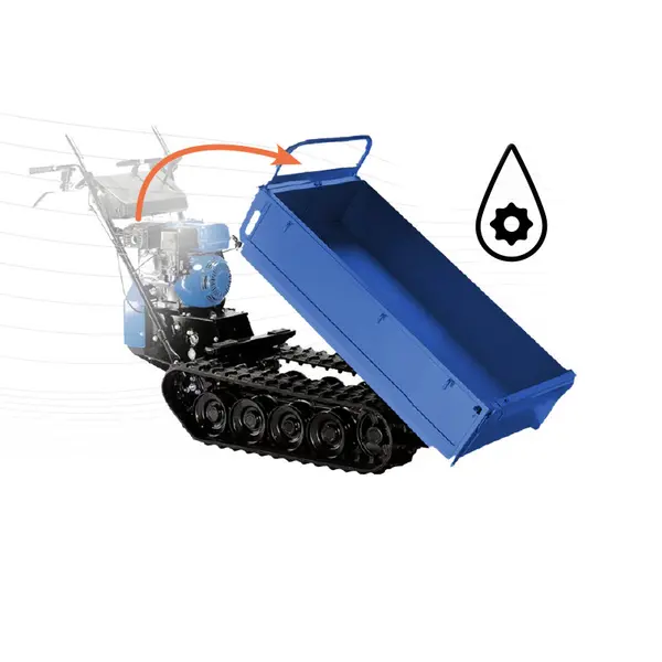 Hyundai 65910 - Brouette de chargement avec basculement hydraulique
