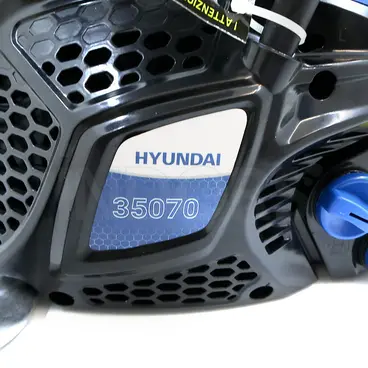 Hyundai 35070 - Tronçonneuse à essence 2 temps 37 cc avec barre Oregon 35 cm