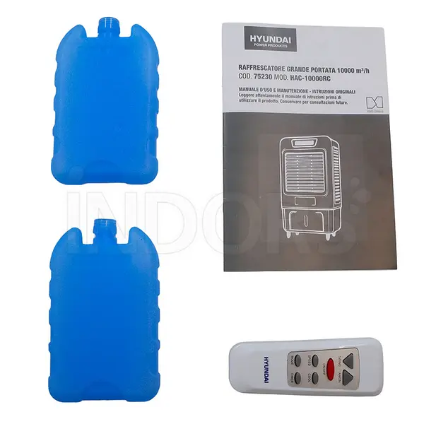 Refroidisseur évaporatif Hyundai 75230 - 10 000 m³/h avec réservoir de 120 L