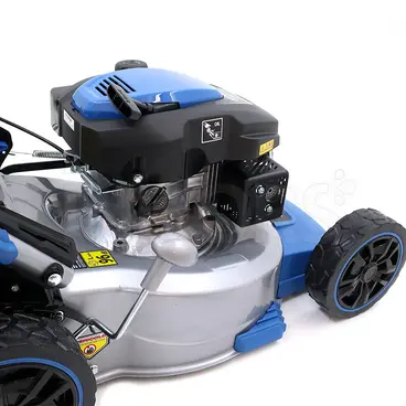 Tondeuse à gazon à essence Hyundai 65800 avec mulching, réservoir de 45 L