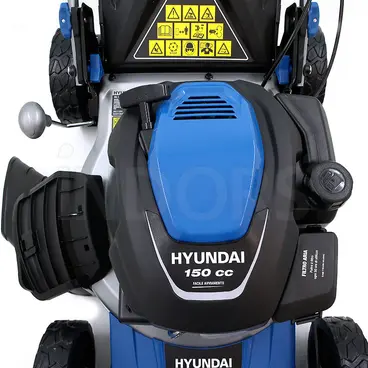 Tondeuse à essence Hyundai 65810 avec réservoir Mulching 45 L