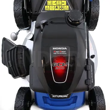 Hyundai 65825 - Tondeuse à gazon mulching essence 51 cm avec moteur Honda