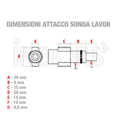 Dimensions Connexion en laiton