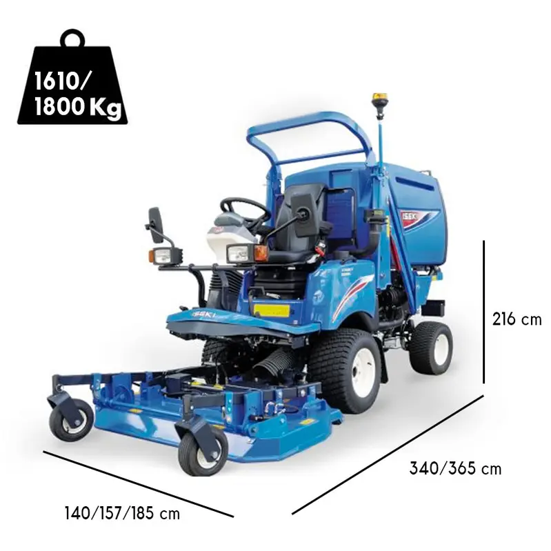 Iseki SF 551 - Tondeuse à gazon avec siège professionnel