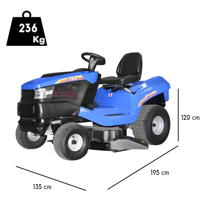 Iseki SLE 122 - Tracteur tondeuse professionnel