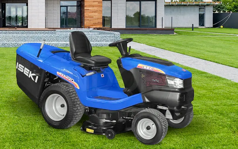 Iseki SXE 213 - Tondeuse à gazon avec bac de récupération