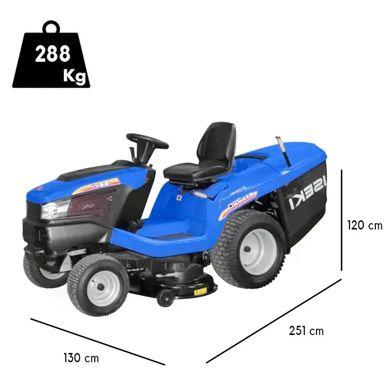Iseki SXE 220 - Tracteur tondeuse à hauteur de coupe réglable