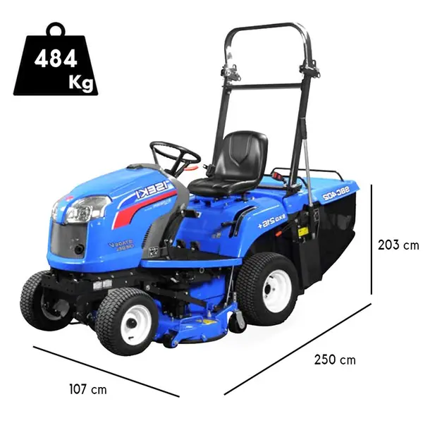 Iseki SXG 216+ - Tracteur tondeuse à hauteur de coupe réglable