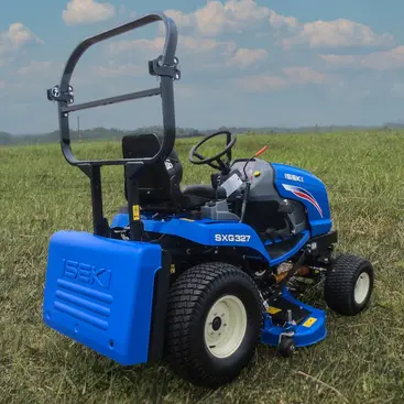 Iseki SXG 327 - Tondeuse autoportée diesel avec plateau de coupe de 137 cm